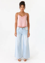 Avania Beaded Top Pink