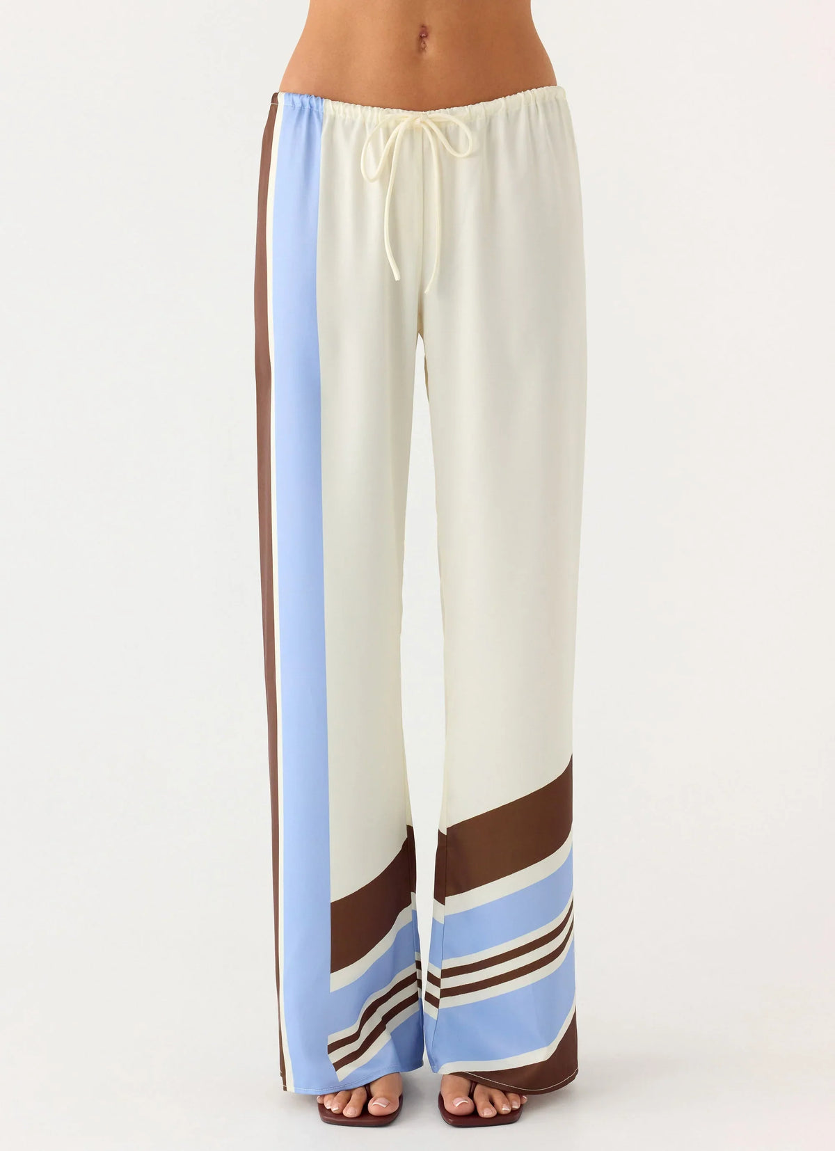 Deacon Low Rise Pants Purple Stripe