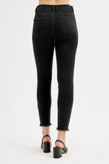 Hazel Blues® | RISEN Tummy Control High Rise Adjustable Waist Skinny Jeans