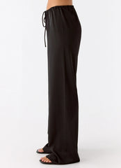 Deacon Low Rise Pants Black