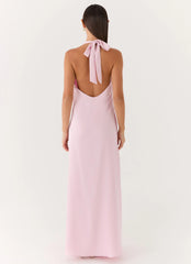 Chellie Wrap Maxi Dress Pink
