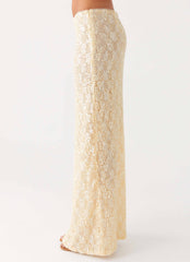 Bling It On Maxi Skirt Ivory