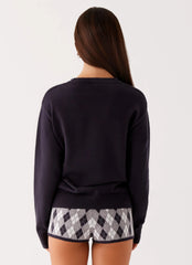 Context Knit Sweater Navy