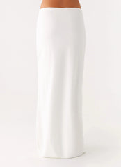 Ashi Maxi Skirt White