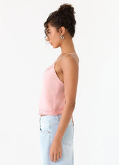 Avania Beaded Top Pink