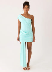 Alizee Mini Dress Aqua