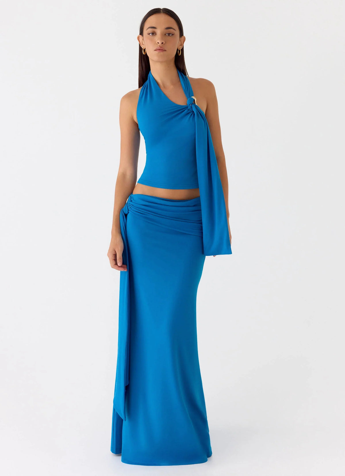 Demiase Maxi Skirt - Royal Blue