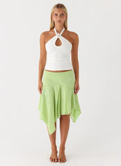 Daydreamin Halter Top White