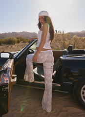 Bosten Low Rise Pants White