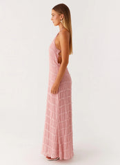 Aullie Maxi Dress Pink