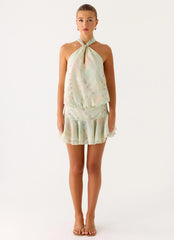 Beginning Mini Dress Mystic Paisley