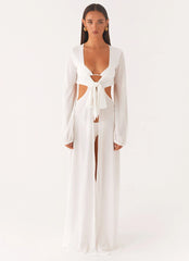Coastal Maxi Dress White