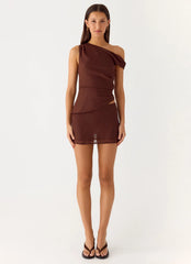Caleb Mini Skirt Chocolate