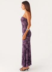 Alexandrite Midi Dress Purple