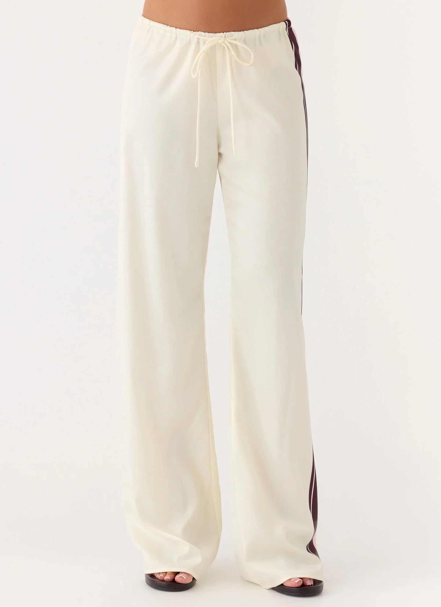 Deacon Low Rise Pants - Bloom Stripe
