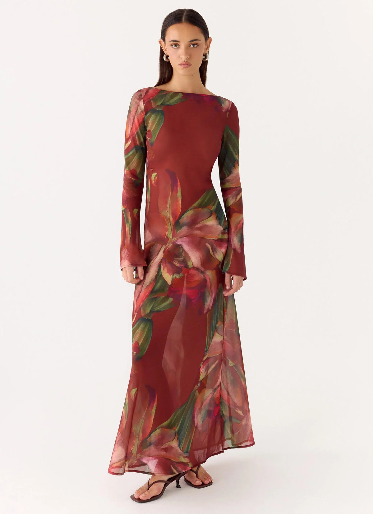 Charmayne Chiffon Maxi Dress Cuba Cuba