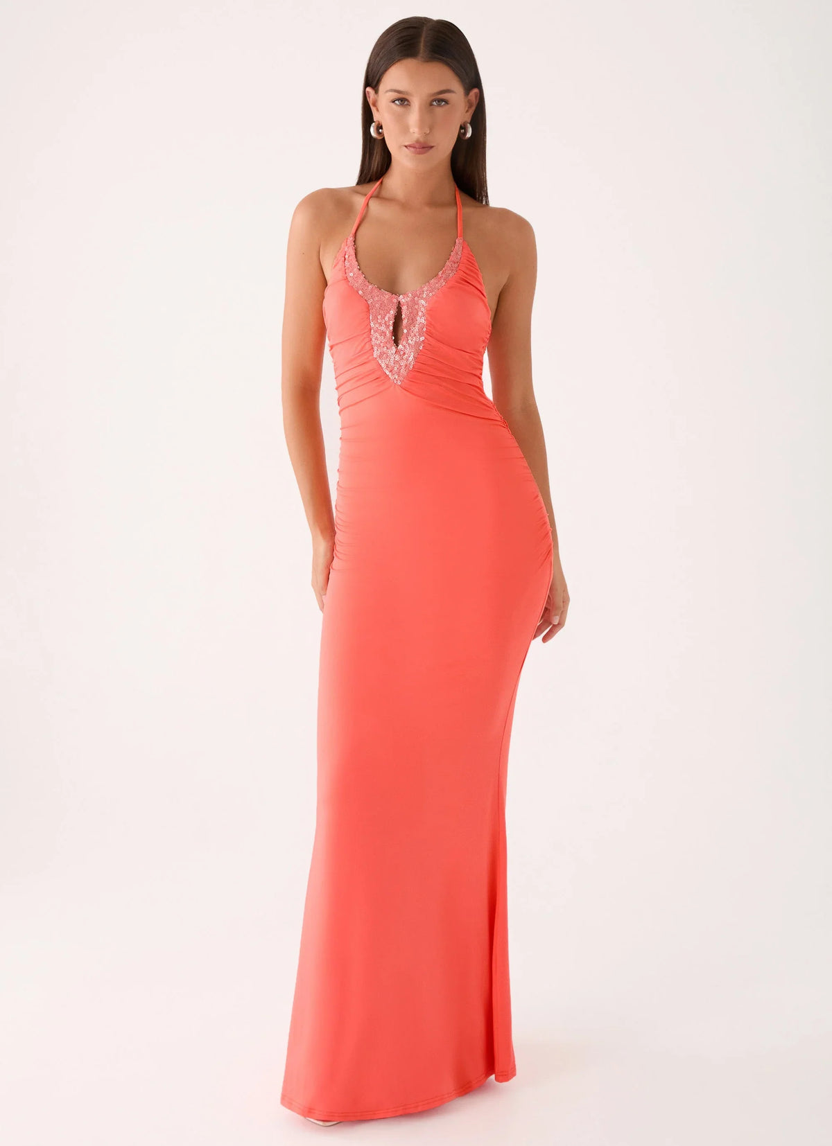 Aminata Maxi Dress Burnt Coral