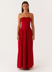 Adira Maxi Dress Red