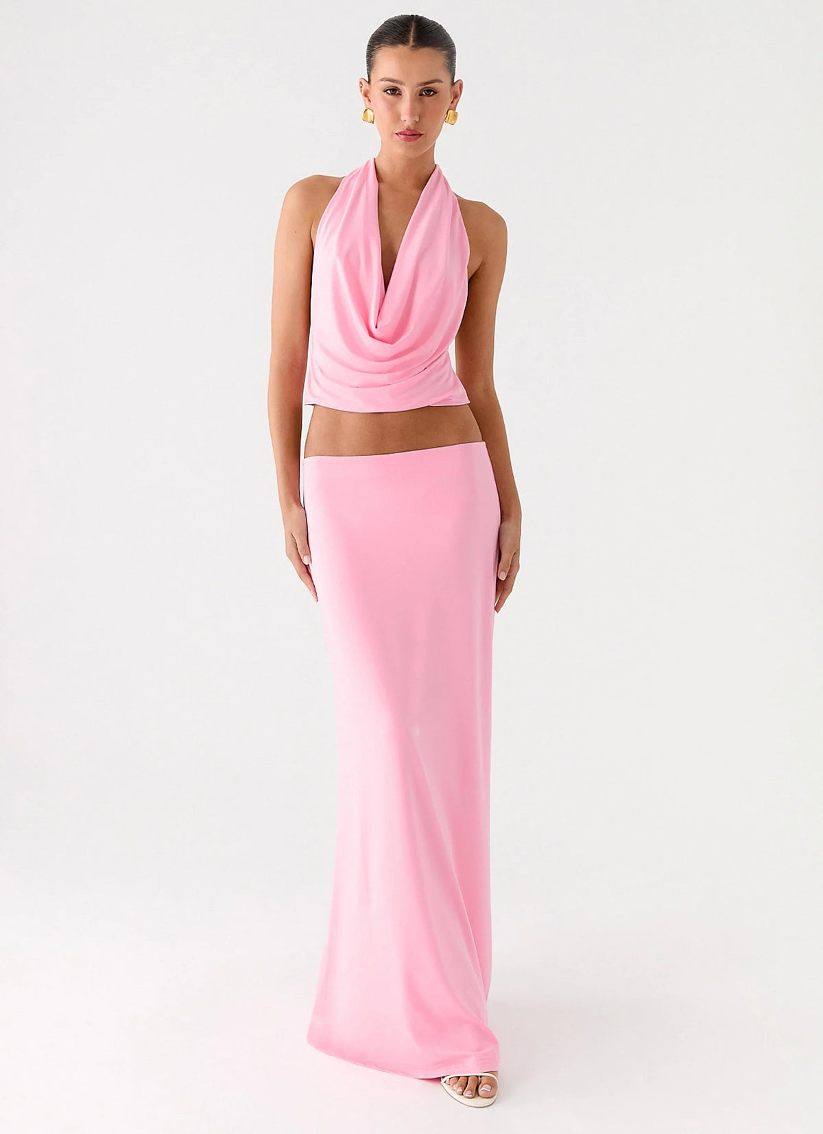 Ashi Maxi Skirt Pink