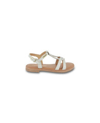 Backle Girl Sandals - White Snake