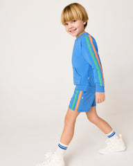 Major Blue Pocket Crewneck