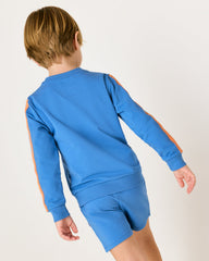 Major Blue Pocket Crewneck
