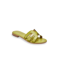 Damia Mules - Yellow Green