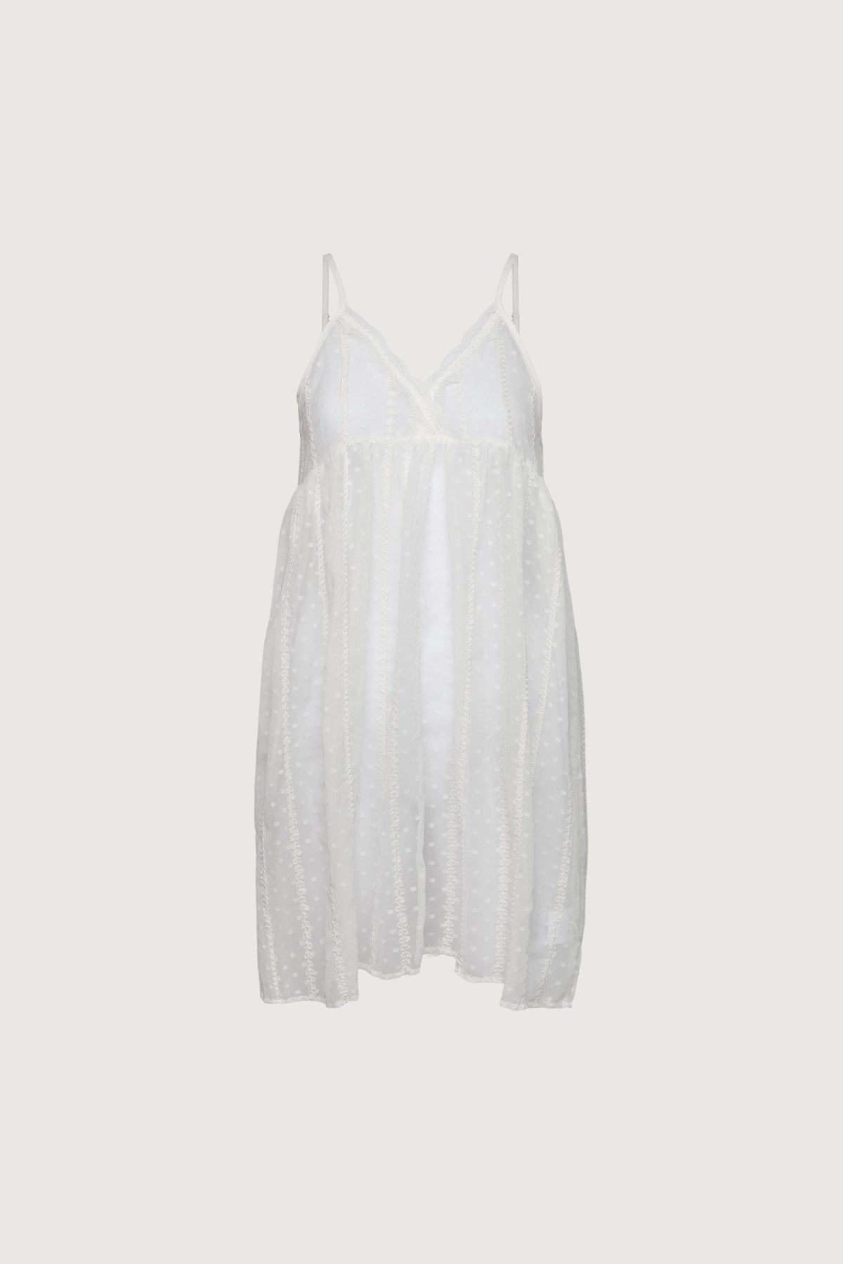 SHEER LAYERED LACE DRESS