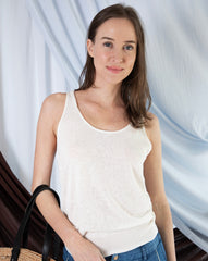 Marcelle Tank Top - White