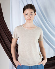 Marcelle T-Shirt (Round Neck) - Gold