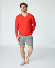 Marco Long T-Shirt (V-Neck) - Pomodori