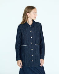 Girl Yves Jacket - Dark Chambray