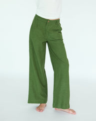 Girl Yves Pants - Moss