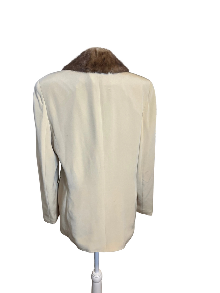 cream & sugar parlor jacket | custom made | size L