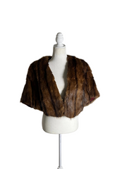 to catch a thief | mink cape | size S-M