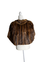 to catch a thief | mink cape | size S-M