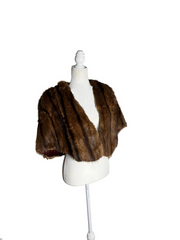 to catch a thief | mink cape | size S-M
