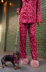 Classic PJ Set ~ Weenies and Martinis Silky