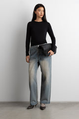 27" VINTAGE WASH REGULAR DENIM JEAN