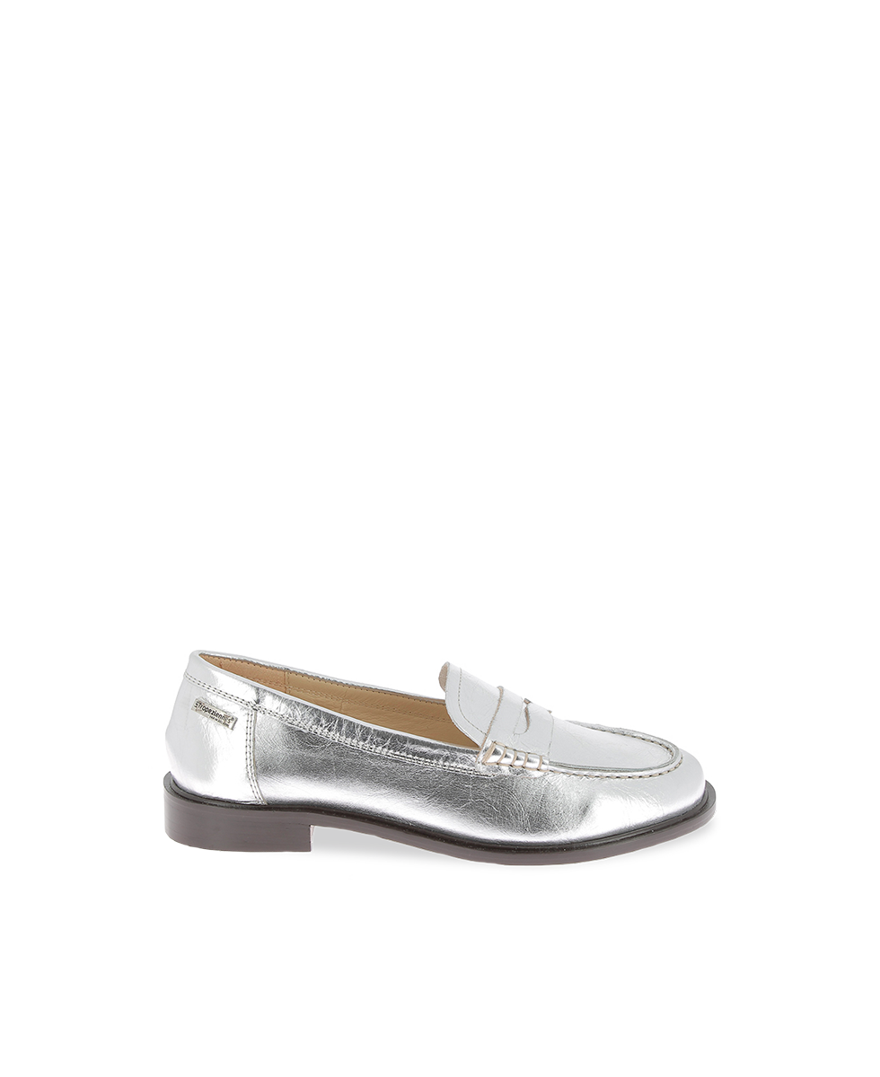 Lucie Loafers - Silver