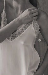 Robe Amanda - Milk Lace