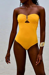 Maillot 1 Pièce Elisa - Yellow Beach