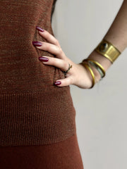Marcelle Tank Top - Sierra Brown Shimmer