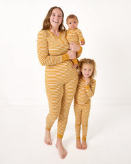 Marigold Stripe Women's Pajama Pants