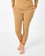 Marigold Stripe Women's Pajama Pants