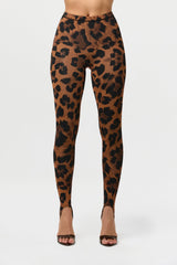 Naked Print Stirrup Legging Petite