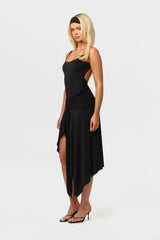 Naked Asymmetric Midi Skirt