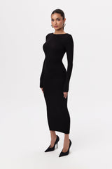 NW Open Back Midi Dress