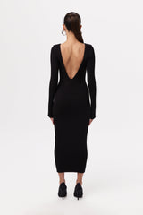 NW Open Back Midi Dress