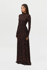Naked Print Maxi Dress